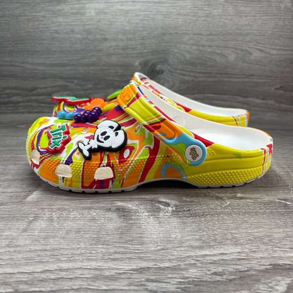 Crocs x Trix Cereal Tie Dye Classic Clog Mens Multi Sizes Available 207922 94S - Picture 10 of 16